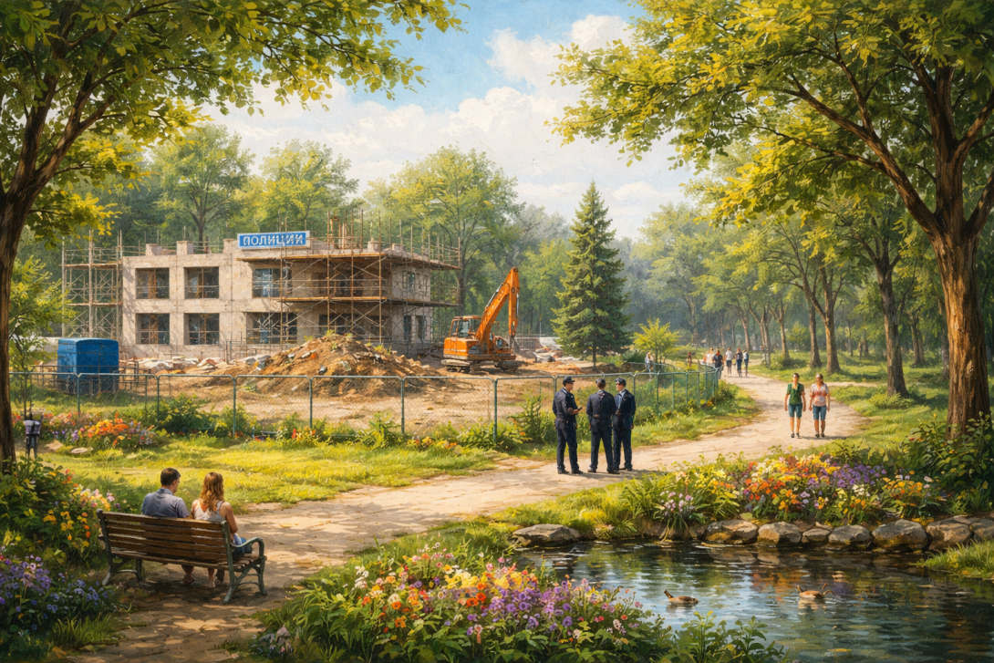 строительство в парковой зоне